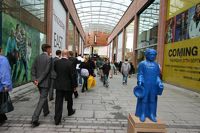 The Blueboy statue in the new Princesshay