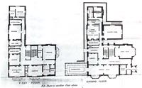 Plan of Larkbeare House.