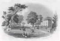 An engraving of Northernhay House