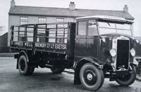 A delivery lorry for St Anne's Well Brewery.