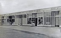 The business reopened after the war in a temporary shop