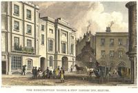 A print showing the Royal Public Rooms 