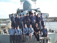 13 Sqn on HMS Defender