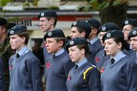 Air Cadets on parade for Remembrance Day