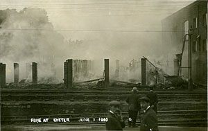 Fire in Queen Street 1910