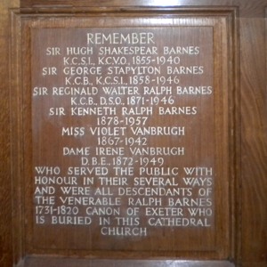 Memorial in the Cathedral