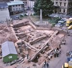 Excavations from above July 1971