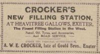 Crocker's Filling Station - November 1926