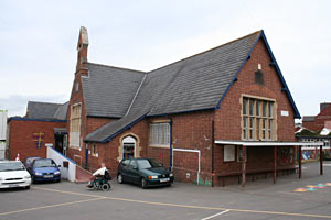 The old school before demolition