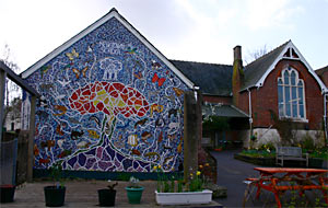 Newtown School mosaic