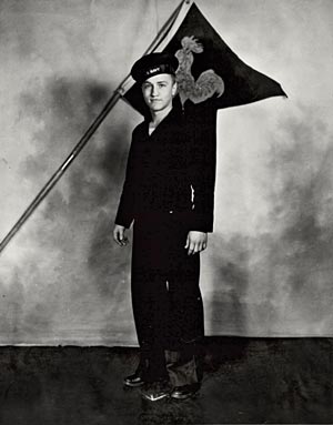 Bill Witt in his US Navy uniform