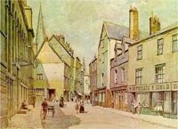 A painting of Guinea Street