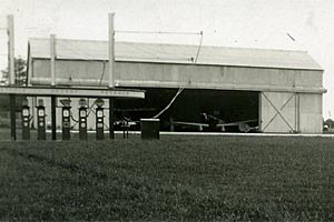 Hangar aand fuelling rig