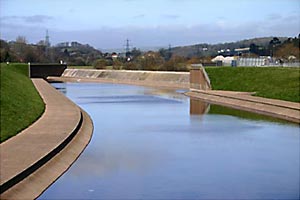 Exwick flood channel