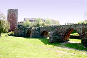 The remains of the first Exe Bridge