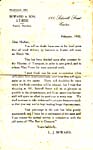 Sewards petrol rationing letter