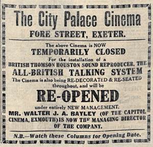 City Palace Advert