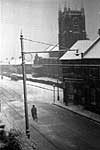 Pinhoe Road in the snow 1950