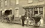 Manning bakery cart and van