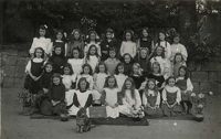 Girls from St Thomas Girls' SChool in 1910.