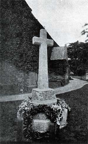 The Exwick War Memorial in 1920