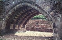 One of the pointed arches