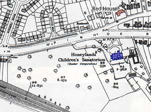 Honeylands House map