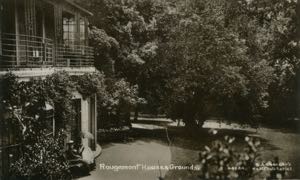The gardens of Rougemont House