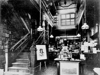 Interior of the shop