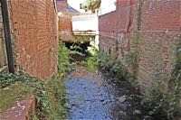 Upper Leat behind the old Mission Hall