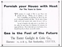 Advert pointing out the virtues of gas