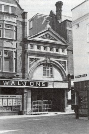 Walton's foodhall entrance in Goldsmith Street.