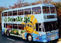 A DevonAir decorated bus
