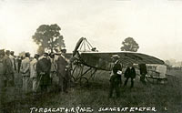 An air race aeroplane