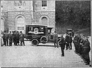 GIFT FOR EXETER AMBULANCE CORPS.