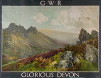 A Widgery painting used as a GWR poster