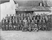 Above is the group photograph of the Admiral Vernon Hotel trip to Bigbury Bay