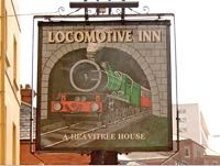 Pub sign for a LSWR train