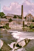 The mill shortly before it was demolished