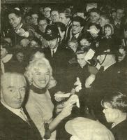Diana Dors at the handing over of the Prospect