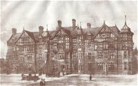 The architecturl drawing for the Great Western Hotel from 1902