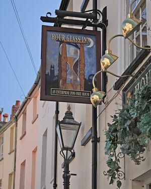 The Hour Glass sign