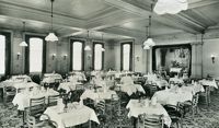 The dining room of the Imperial Hotel.
