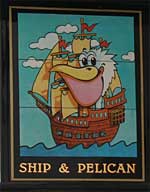Ship and Pelican sign