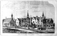 A print showing the design of the Training College