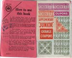Coupons in a clothing ration book
