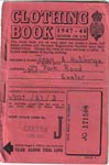 An Exeter issued ration book
