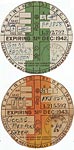 1942 and 1943 road tax discs