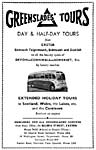 Advert for Greenslades Tours