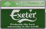 Exeter University phonecard